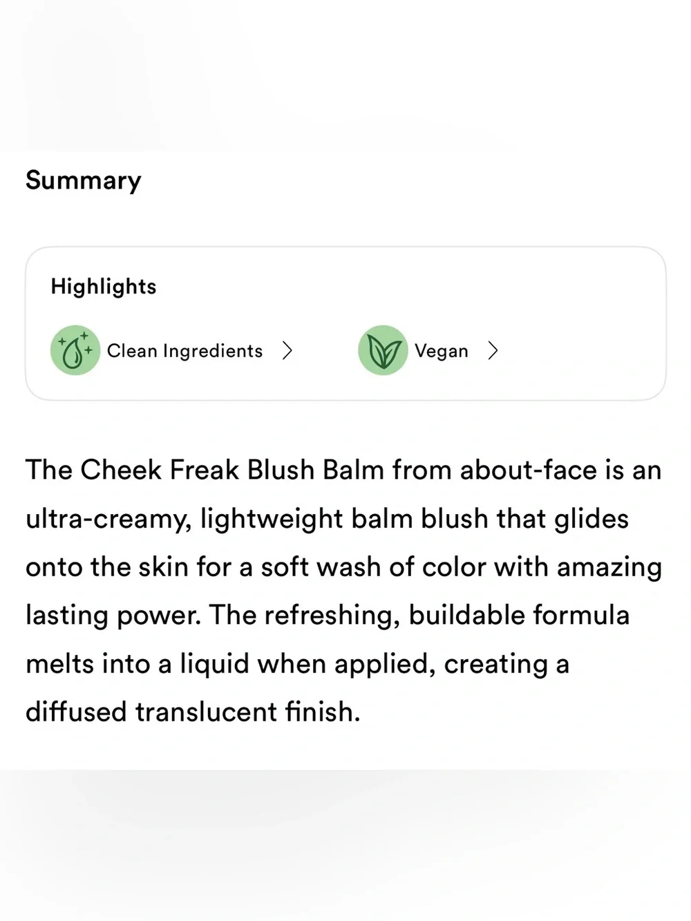 about-face Cheek Freak Blush Balm